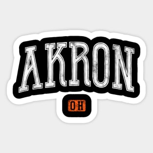 Akron Ohio (variant) Sticker